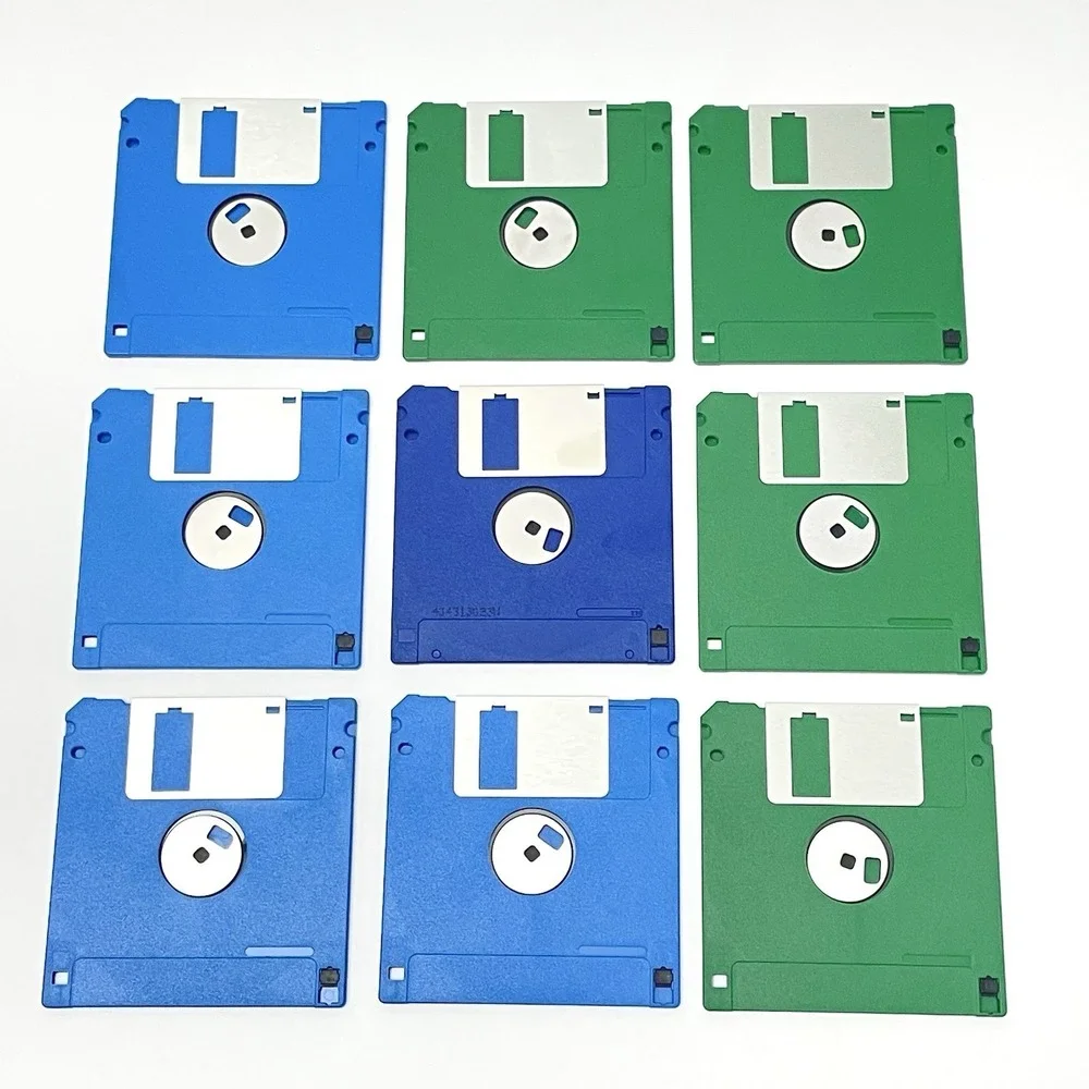 Lot Of 9‎ Floppy Disks Macintosh Memorex 2SHD Verbatim MF2-DD